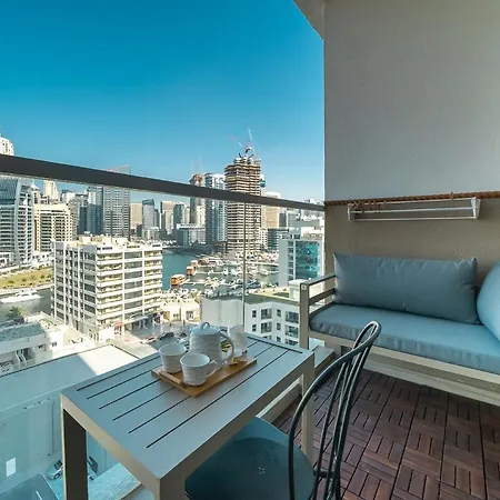 Higuests - Designer Studio In Dubai Marina With Amazing Views Buitenkant foto